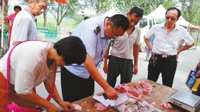 遏制病害肉、注水肉進入市場